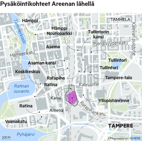 Uusia parkkipaikkoja tuskin riittää Uros-areenan vieraille - Tampere -  Aamulehti