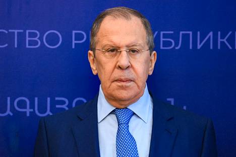 Venäjän ulkoministeri Sergei Lavrov sanoo, että Venäjä ei hyökännyt Ukrainaan. 
