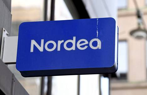Nordea-pankin logo Helsingissä 25. tammikuuta 2022. 