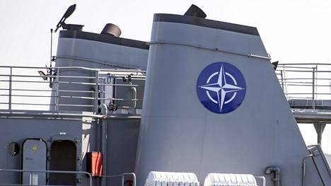Naton miinantorjunta-alusosasto vieraili Turussa 25.–27. huhtikuuta. Kuvassa latvialainen LVNS Virsaitis, joka oli Turun satamassa maanantaina.