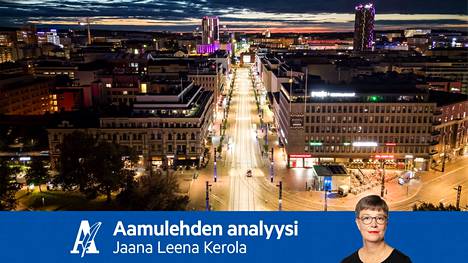Näkymä Tampereen keskustasta 25. syyskuuta 2022 kello 6.20.