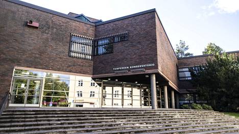 Tampereen konservatoriossa järjestetään toisen asteen ammatillista koulutusta. Konservatiorion opettajat ovat ensi viikolla lakossa ensimmäistä kertaa sen perustamisen vuoden 1931 jälkeen, arvelee pääluottamushenkilö. Arkistokuva vuodelta 2021.
