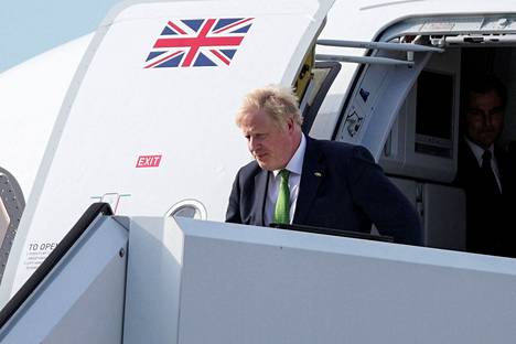 Britannian pääministeri Boris Johnson saapui Suomeen keskiviikkona kello 18 jälkeen.