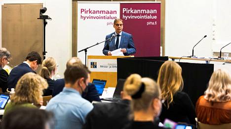 Pirkanmaan aluevaltuusto kokoontui ensimmäistä kertaa Tampereen messu- ja urheilukeskuksen Tähtien salissa. 