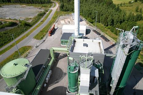 Tammervoiman Tarastenjärven sähkölaitoksella tehdään sähköä jätteestä polttamalla.