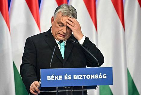 Unkarin pääministeri Viktor Orban Budapestissa 18. helmikuuta.