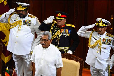 Gotabaya Rajapaksa toimi Sri Lankan presidenttinä vuodesta 2019 saakka.