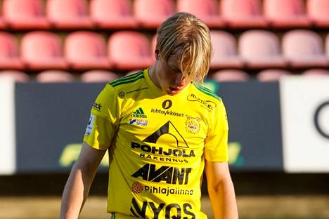 Ilveksen Leo Kyllönen teki oman maalin Suomen cupissa. Arkistokuva