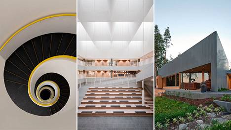 Jyväskylän yliopiston kirjasto, Helsingin Jätkäsaaren koulu ja Serlachiuksen taidesauna Mäntässä ovat ehdolla Arkkitehtuurin Finlandiaan.