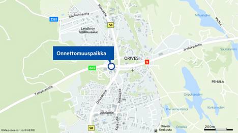 Onnettomuus Ysitiellä Tampereen ja Oriveden välillä - Pirkanmaa - Aamulehti