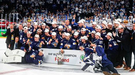 Suomi on jääkiekon miesten maailmanmestari vuosimallia 2022.