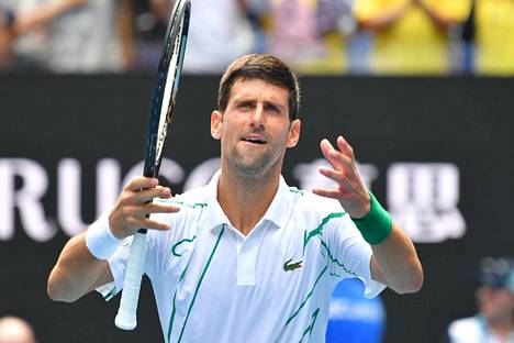 Novak Djokovic jahtaa sunnuntaina kahdeksatta Australian avointen mestaruutta.
