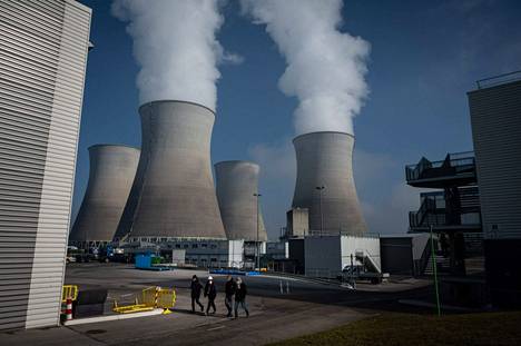 Bubey-ydinvoimala Ranskassa kuvattiin tammikuun 25. päivänä.