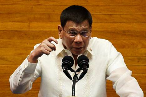 Huumesotatutkinnassa rikostuomioistuin on pyrkinyt selvittämään, onko presidentti Rodrigo Dutertren julistaman huumesodan aikana syyllistytty rikoksiin ihmisyyttä vastaan. Kuva on otettu heinäkuun 26. päivä.