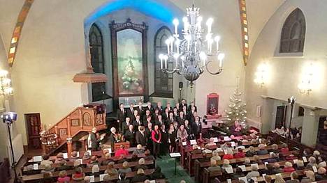 Vilppulan Mieslaulajien joulukonsertteihin pääsee sisään vain koronapassilla.