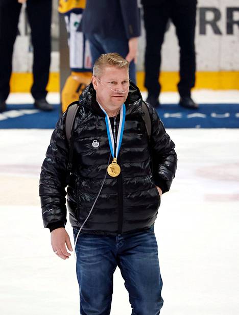Pekka Virta voitti lopulta Suomen mestaruuden happiviiksien kanssa.
