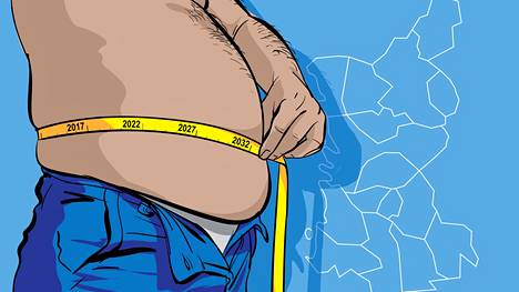 Lihavuus ei ole yksin satakuntalaisten ongelma, mutta varsinkin maakunnan miehet ovat ottamassa kyseenalaisen ykkössijan. 