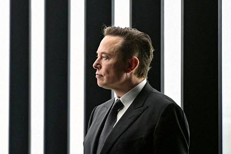 Elon Musk kuvattiin 22. maaliskuuta 2022.