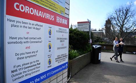 Britanniassa valmistellaan hätälakia koronaviruksen hidastamiseksi. 