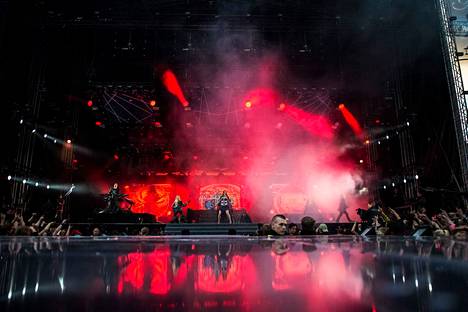 Nightwish nähtiin viimeksi Tampereella Ratinan stadionilla vuonna 2015. 