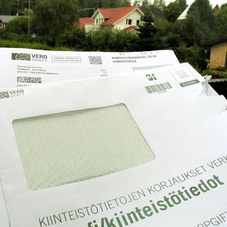 Kiinteistö- ja jäännösveroja on rästissä puolella miljoonalla suomalaisella.