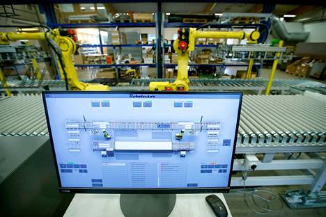 Robotiikka ja automaatio ovat maakunnan keskeisiä kasvualoja. Kuva on köyliöläisen Robotmationin tuotantolaitokselta.