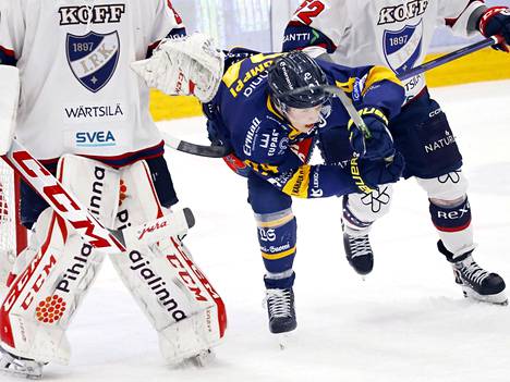 Lukko ja Otto Somppi eivät saaneet riittävästi maalipaikkoja IFK:ta vastaan.