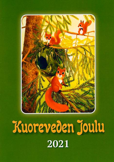Jonna Markkulan Oravan pesä koristaa Kuoreveden Joulu 2021 -lehden kantta.