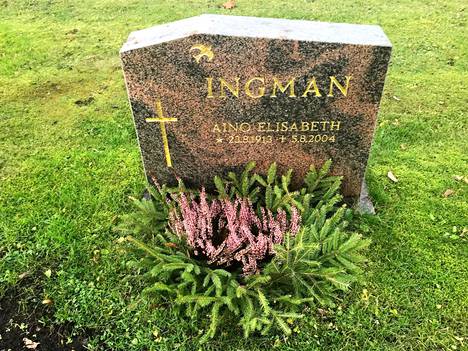 Yhdysvalloissa syntynyt panelialaisjuurinen Aino Ingman on haudattu Euraan.