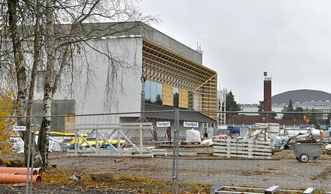 Karin kampus on rakenteilla Rauman keskustan tuntumaan. Kuva: Juha Sinisalo