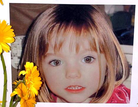 Kolmevuotias Madeleine McCann katosi Portugalissa toukokuussa 2007.