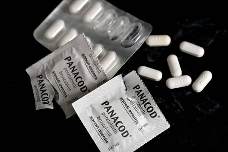 Opioidien ongelmakäyttö tuplaantui Suomessa 2010-luvulla. Kuvassa parasetamoli-kodeiini -yhdistelmävalmistetta. Kodeiini on opioideihin kuuluva lääkeaine.