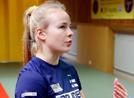 Pihla Salonen kilpaili judon alle 23-vuotiaiden EM-kisoissa perjantaina.