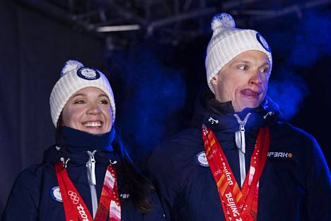 Kerttu Niskanen ja Iivo Niskanen ottivat yhteensä viisi mitalia Pekingin talviolympialaisista.