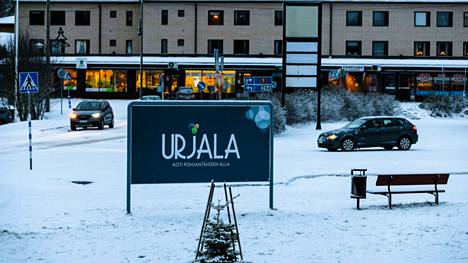 Urjalan keskustaa joulukuussa 2020 kuvattuna.