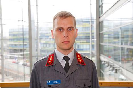 Tutkijaupseeri Antti Pihlajamaa kuvattiin syksyllä 2017.