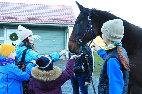 SPR:n Arjen apu -ryhmä mahdollisti Jämsän ukrainalaisille perhepäivän Nurmolandiassa. Rapsuteltavana oli hevosia, lampaita, vuohia ja pupuja. 
