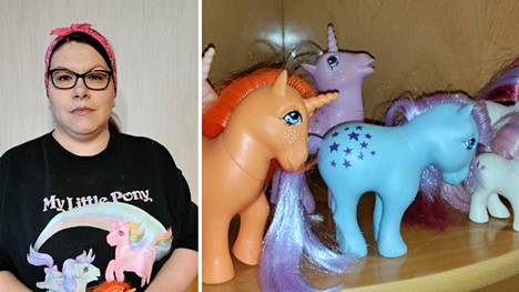 Saija Rajamäki sanoo, ettei tiedä, mitä keräilisi, jos ei My Little Ponyja. Ehkä Barbie-nukkeja tai ei mitään. 