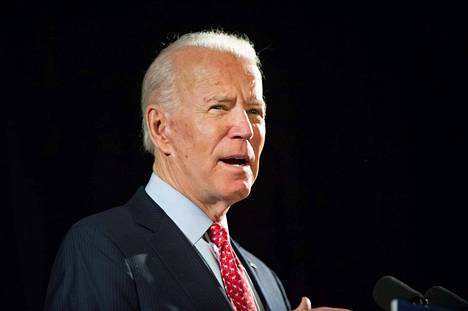 Entinen varapresidentti Joe Biden on alakynnessä vaalikamppailussa.