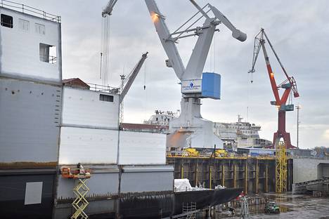 Rauma Marine Constructions on vuonna 2014 perustettu suomalainen laivanrakennusyhtiö. Kuva: Juha Sinisalo 