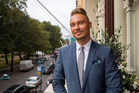 Kimmo Kemppi kuvattiin Bachelorette Suomi -ohjelman lehdistötilaisuudessa Henlsingissä 11. syyskuuta 2018.