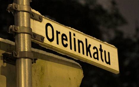 Koskenmäkeä halkova tie on ollut Orelinkatu vuodesta 1975.