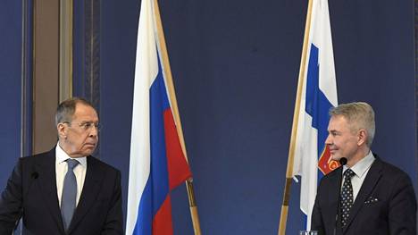 Venäjän ulkoministeri Sergei Lavrov ja Suomen ulkoministeri Pekka Haavisto tapasivat Helsingissä maaliskuussa 2020.