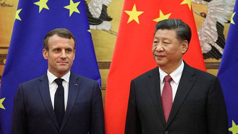 Ranskan presidentti Emmanuel Macron ja Kiinan presidentti Xi Jinping tapasivat Pekingissä viime vuonna. Kiinan johtaja Xi Jinping vieraili Euroopassa edellisen kerran vuonna 2019.
