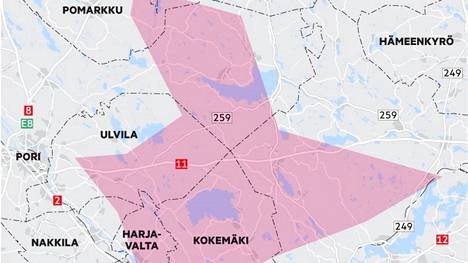 Scandian Metalsin varausalue ulottuu kahdeksan kunnan alueelle.