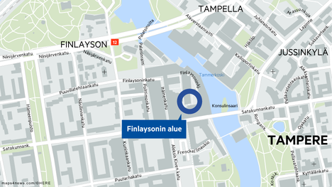 Finlaysonin alueella on käynnissä tuhansien neliöiden maalausurakka –  Vanhat tehtaat komistuvat 200-vuotispäiviksi: ”On tässä jokunen työtunti  mennyt” - Tampere - Aamulehti