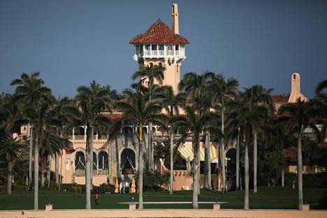Donald Trumpin Floridan-koti Mar-a-Lago helmikuussa 2021.