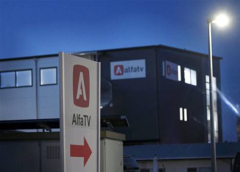 Televisiokanava AlfaTV:n studiotalo Keravalla lauantaina 2. lokakuuta 2021.