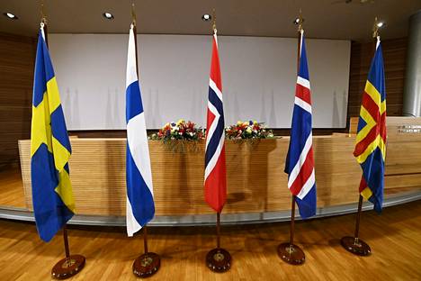 Suomi on toiminut tänä vuonna Pohjoismaiden neuvoston vuotuisen syysistunnon isäntänä, koska se on neuvoston tämän vuoden puheenjohtajamaa. Kuva on otettu 1. marraskuuta Helsingissä.