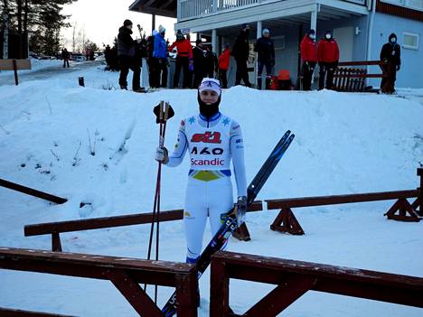 Ike Melnitsin menestys nuorten arvokisoissa palkittiin urheilija-apurahalla. Kuva on nuorten SM-hiihdoista Keuruulta.